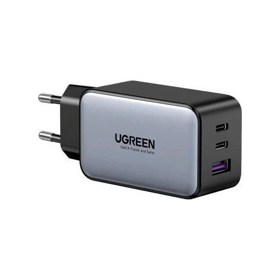 Ugreen Nexode S 65W 3-Port GaN Fast Charger EU 35042 Grey | зарядка