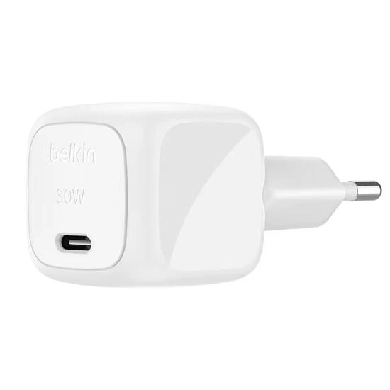 Belkin 30W USB-C CUBE Wall CHarger With PPS WCA008kqWH White | დამტენი