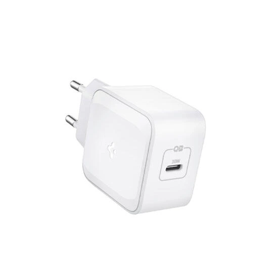Spigen Wall Charger 30W With USB-C Port ACH02077 White | დამტენი