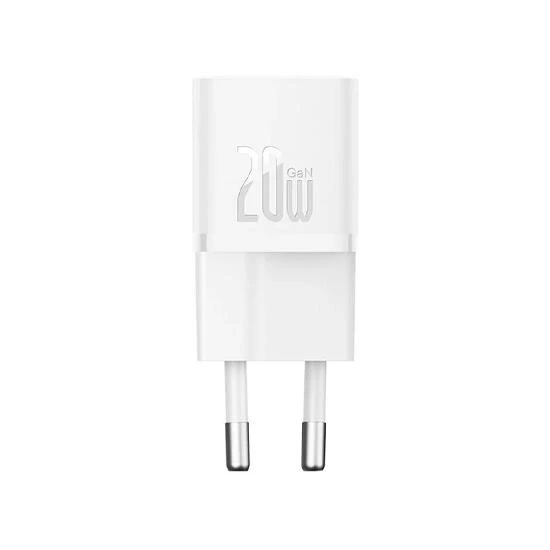 Baseus GaN5 Fast Charger mini 1C 20W EU CCGN050102 White | დამტენი