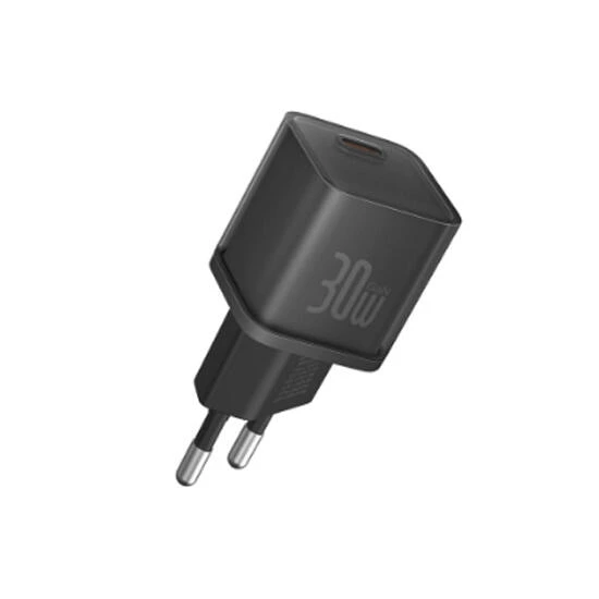 Baseus GaN5S Fast Charger 1C 30W EU P10162504113-00 Black | დამტენი