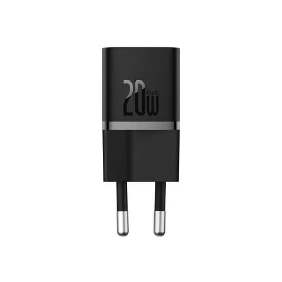 Baseus GaN5 Fast Charger mini 1C 20W EU CCGN050101 Black | დამტენი