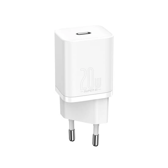 Baseus Super Si Quick Charger 1C 20W CCSUP-B02 White | დამტენი