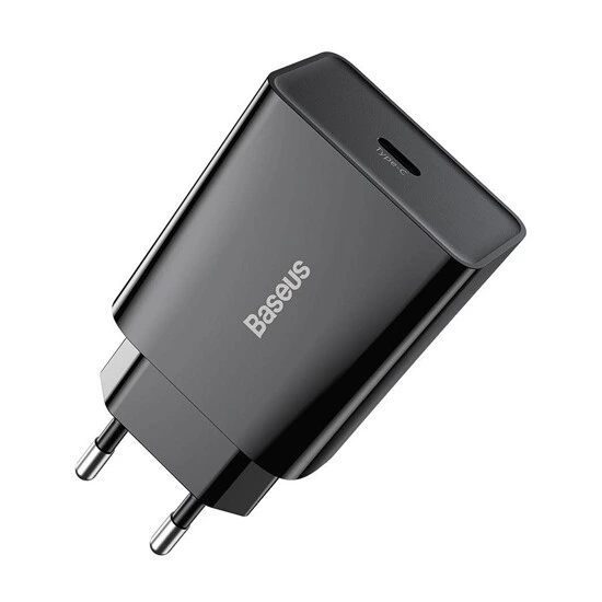 Baseus Speed Mini Quick Charger 1C 20W EU CCFS-SN01 Black | დამტენი