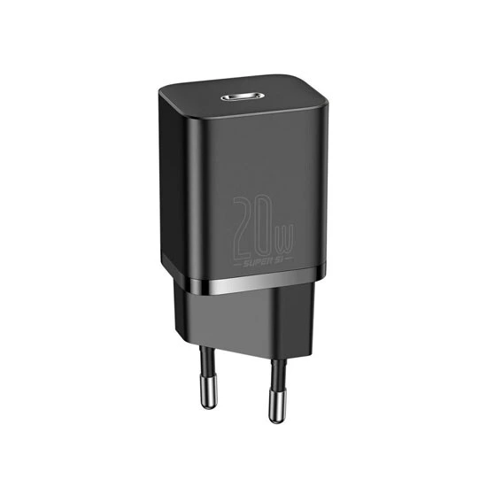 Baseus Super Si Quick Charger 1C 20W CCSUP-B01 Black | დამტენი