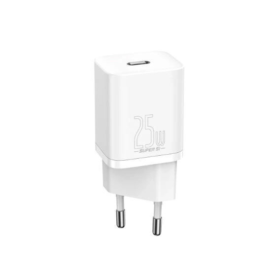 Baseus Super SI Quick Charger 1C 25W Eu CCSP020102 White | დამტენი