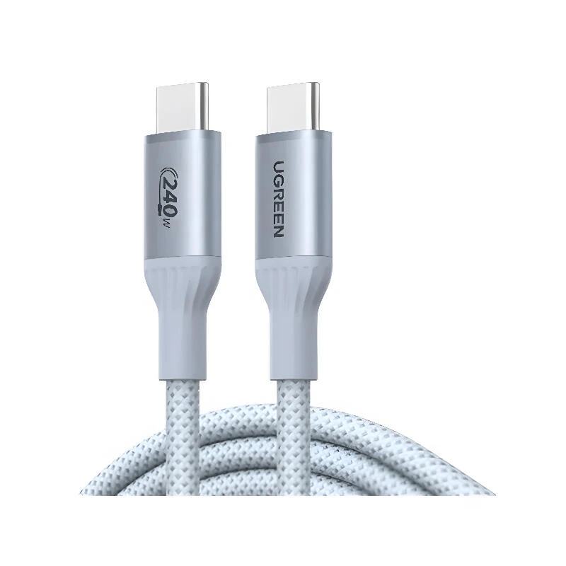 Ugreen 240W Type-C To Type-C PD Fast Charging Cable 1m 75731 Blue | კაბელი