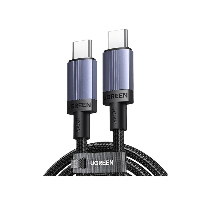 Ugreen 100W Type-C to Type-C Cable 2m 65833 Black/Grey | კაბელი