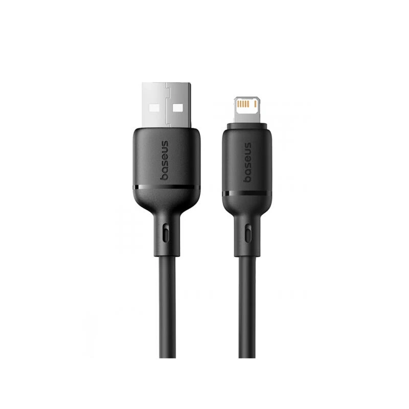 Baseus Silky Series Fast Charging Cable USB to Lightning 2.4A 1m P10377702113-00 Cluster Black | kabeli