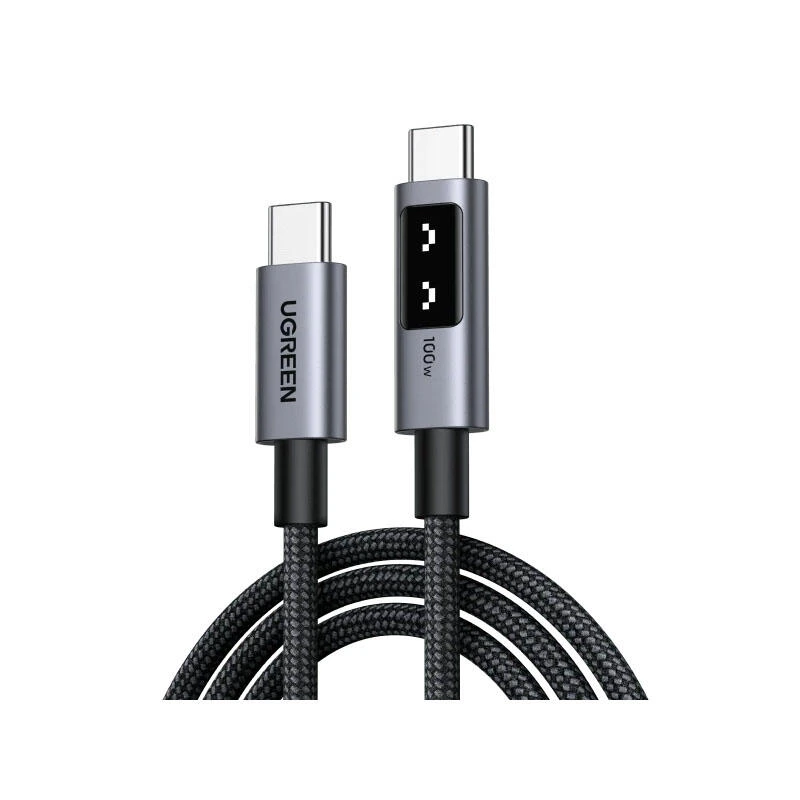 Ugreen Uno 100W Type-C to Type-C 2M 35512 Black/Grey | Кабель