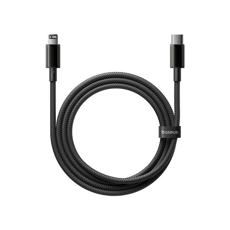 Baseus Tungsten Gold Air Fast Charging Data Cable USB-C to iP 30W 2m E0429201 Cluster Black | kabeli