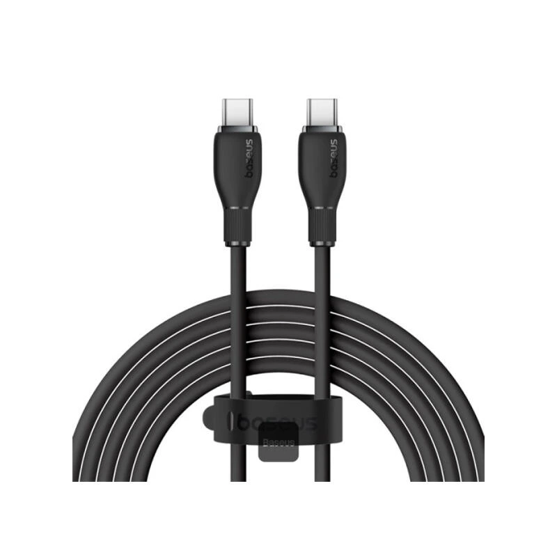 Baseus Pudding Series Fast Charging Cable Type-C to Type-C 100W 1.2m P10355702111-B1 Cluster Black | Кабель