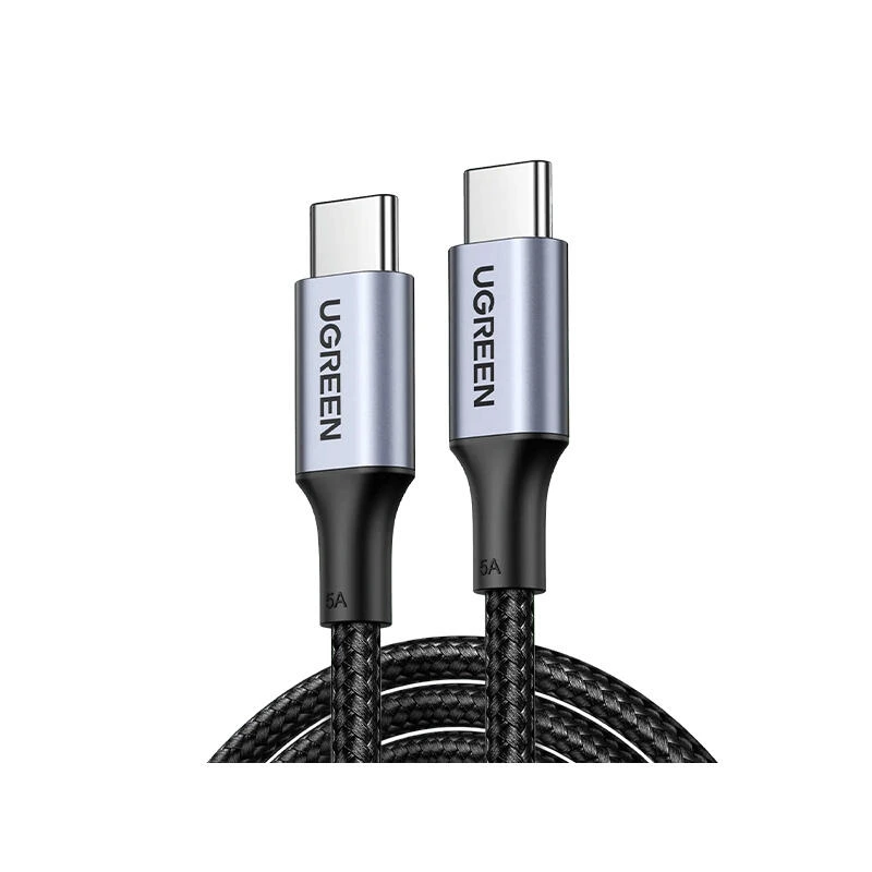 Ugreen Type-c to Type-c 100W PD Fast Charging Cable 1m 70427 Black | კაბელი