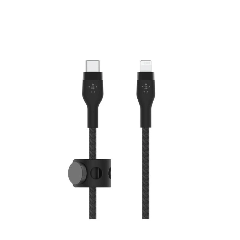 Belkin Boostcharge PRO Flex USB-c to Lightning 1M CAA011bt1MBK Black | კაბელი