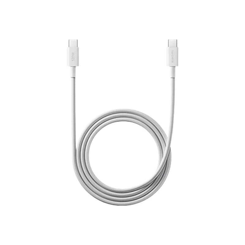 Xiaomi 6A Braided USB-C to USB-C Cable 1m White | kabeli