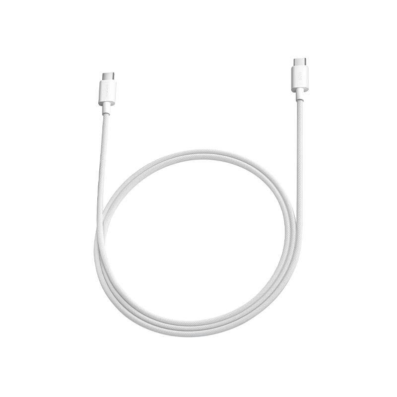 Xiaomi 3A Braided USB-C to USB-C Cable 1m White | kabeli
