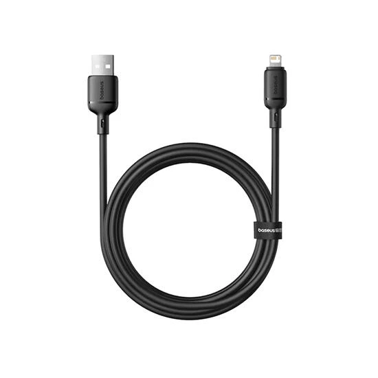 Baseus Silky Series Fast Charging Cable USB to Lightning 2.4A 2m P10377702113-01 Cluster Black | kabeli