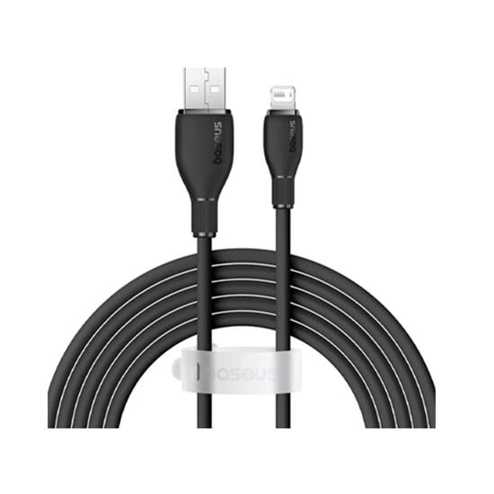 Baseus Pudding Series Fast Charging Cable USB to Lightning 2.4A 1.2m P10355700111-B1 Cluster Black | კაბელი