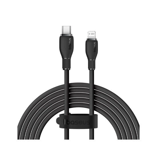 Baseus Pudding Series Fast Charging Cable Type-C to Lightning 20W 1.2m P10355701111-B1 Cluster Black | კაბელი