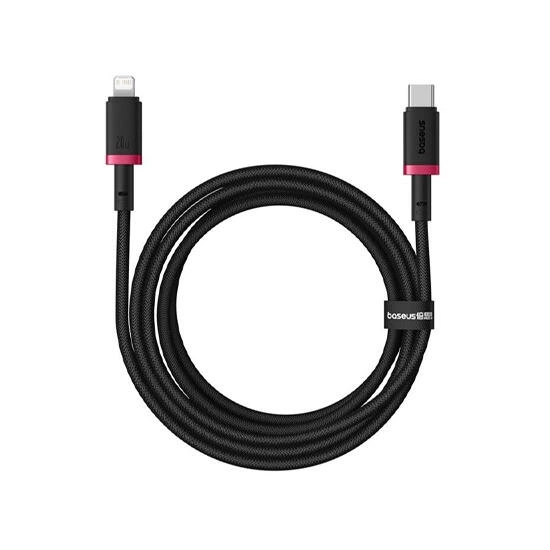 Baseus Dura Series Fast Charging Cable Type-C to Lightning 20W 2m P10377800U01-03  Black/Red | კაბელი