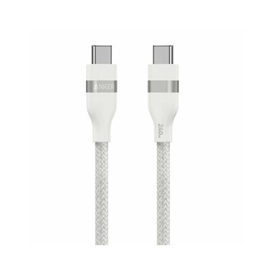 Anker USB-C to USB-C Cable 240W 0.9m A82E2H11 White | კაბელი