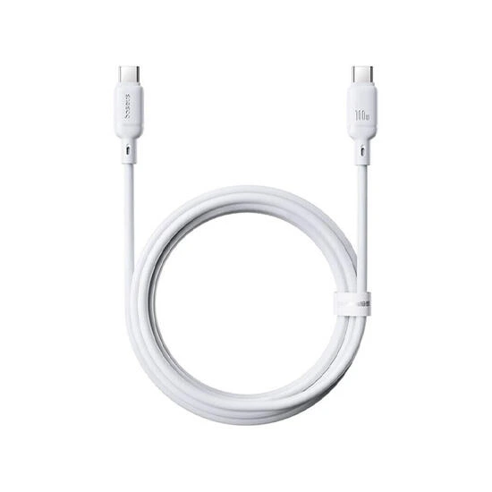 Baseus Silky Series Fast Charging Cable Type-C to Type-C 100W 2m P10377704213-01 White | Кабель
