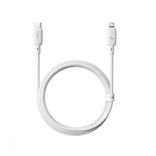 Baseus Silky Series Fast Charging Cable Type-C to Lightning 20W 1m P10377700213-00 White | kabeli