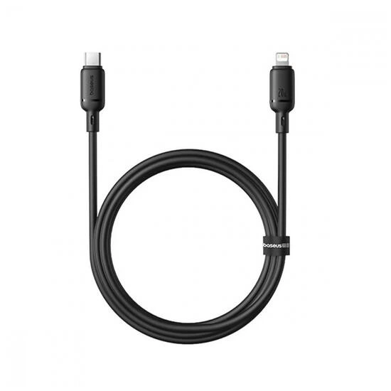 Baseus Silky Series Fast Charging Cable Type-C to Lightning 20W 1m P10377700113-00 Black | kabeli