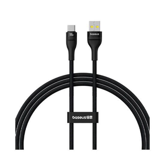 Baseus Flash 2 Charging Cable USB to USB-C 100W 1m P10311804111-00 Black | კაბელი