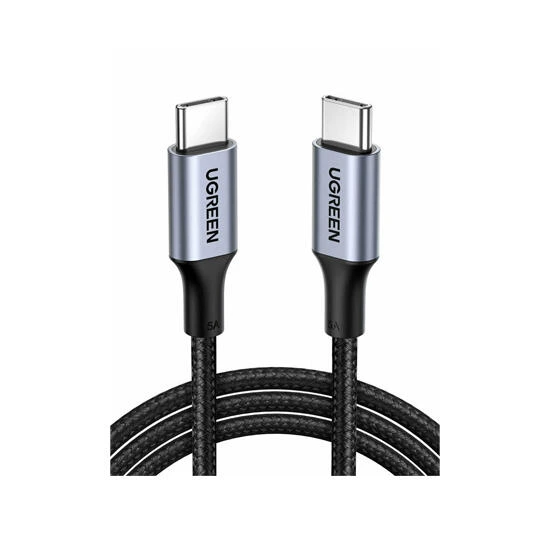 Ugreen Type-C To Type-C Cable 1.5m 70428 Black | კაბელი