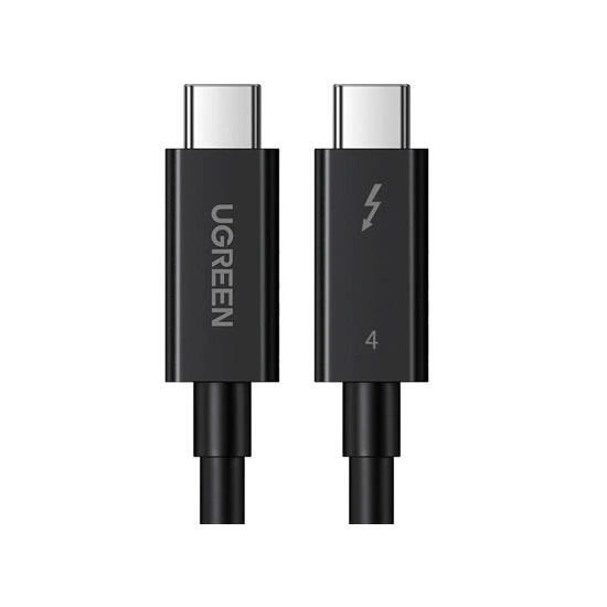 Ugreen ThunderboltTM  4  Cable 5A Max 0.8m 30389 Black | Кабель