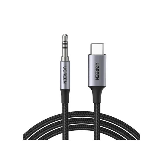 Ugreen USB-C Male to 3.5mm Male Audio Cable with Chip 1m 20192 Black | kabeli