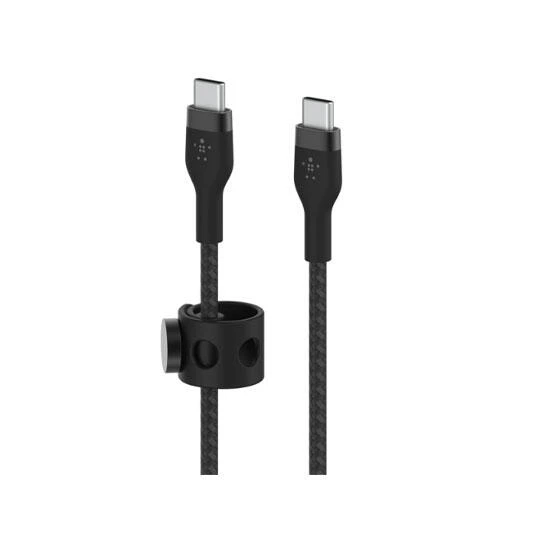 Belkin BoostCharge PRO Flex USB-C to USB-C Braided Silicone Cable 1M CAB011bt1MBK | Кабель