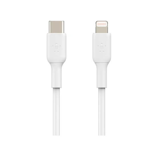 Belkin PVC C to Lightning Cable 1M CAA003BT1MWH White | კაბელი