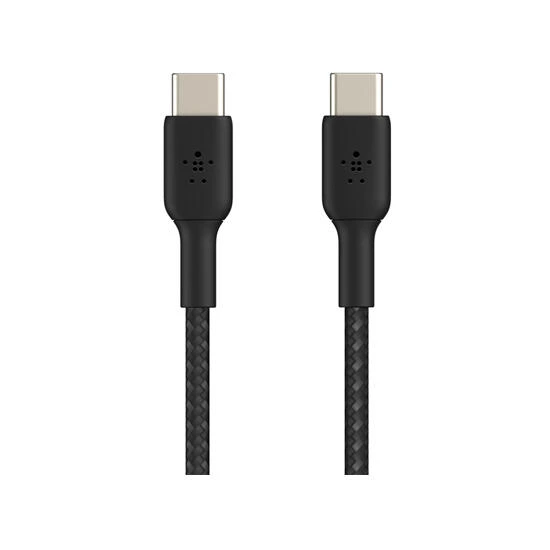 Belkin Braided C-C 2.0 1M CAB004BT1MBK Black | კაბელი