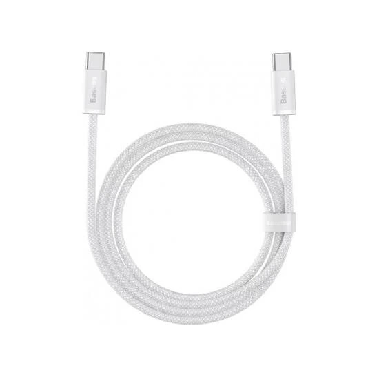 Baseus Dynamic Series Fast Charging Data Cable Type-C to Type-C 100W 1m CALD000202 White | კაბელი