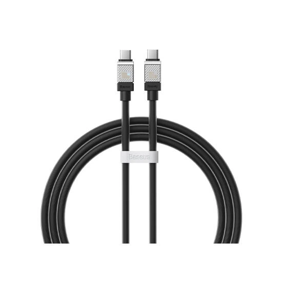 Baseus CoolPlay Series Fast Charging Cable Type-C to Type-C 100W 1m CAKW000201 Black | კაბელი