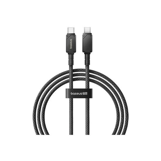 Baseus Unbreakable Series Fast Charging Cable Type-C to Type-C 100W 1m P10355800111-00 Black | კაბელი