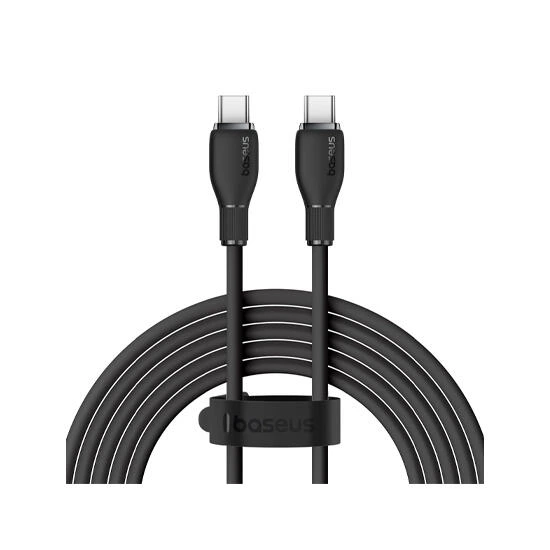Baseus Pudding Series Fast Charging Cable Type-C to Type-C 100W 1.2m P10355702111-00 | კაბელი