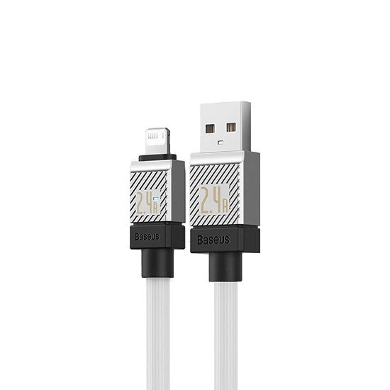 Baseus CoolPlay Series Fast Charging Cable USB to iP 2.4A 1m CAKW000402 White | Кабель