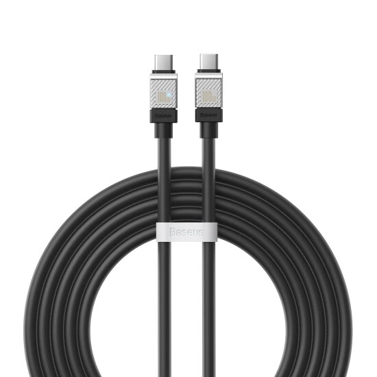Baseus CoolPlay Series Fast Charging Cable Type-C to Type-C 100W 2m CAKW000301 Black | კაბელი