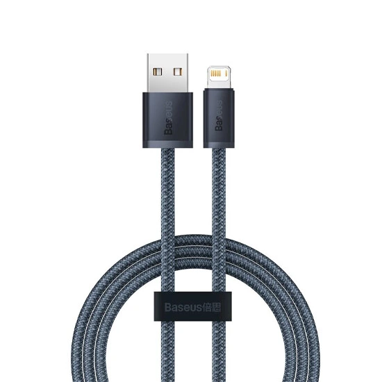 Baseus Dynamic Series Fast Charging USB Data Cable Lightning 2.4A 1M CALD000416 Grey | კაბელი