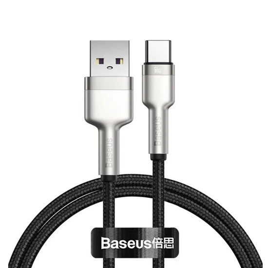 Baseus Cafule Series Metal Data Cable Type-C 66W 1m CAKF000101 Black | Кабель