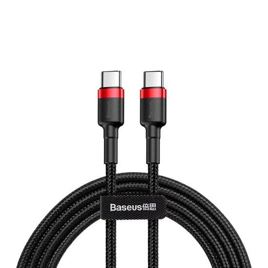 Baseus Cafule Series Cable Type-C 1M CATKLF-G91 red/black | კაბელი