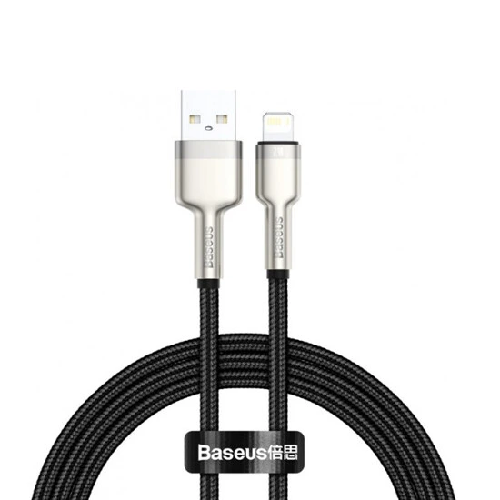 Baseus Cafule Series Metal Data Cable Lightning 2.4A 1m CALJK-A01 Black | Кабель