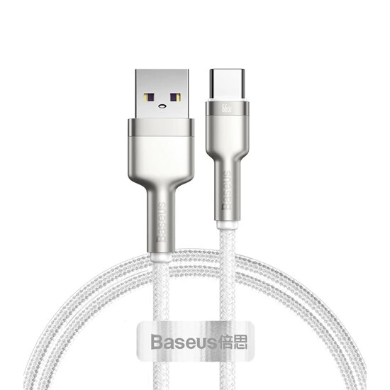 Baseus Cafule Series Metal Data Cable Type-C 66W 1m CAKF000102 White | Кабель