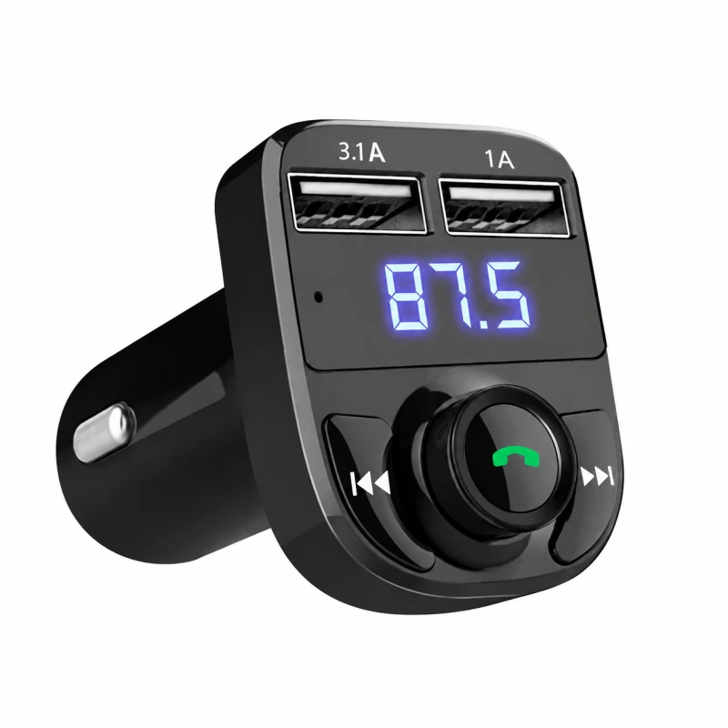 Автомобильный Bluetooth плеер и зарядное устройство X8