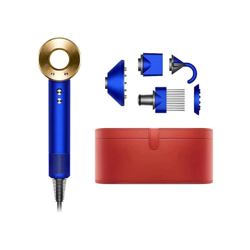 Dyson Supersonic Hair Dryer HD07 Diffuser with Gift Box 389910-01 Blue/Gold | Фен