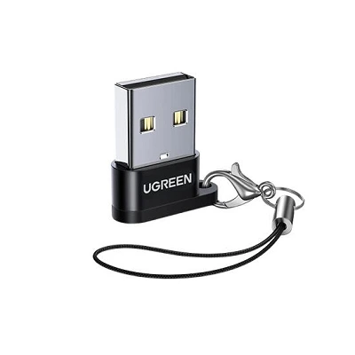 Ugreen USB A Male To USB-C Female Adapter 50568 Black | გადამყვანი