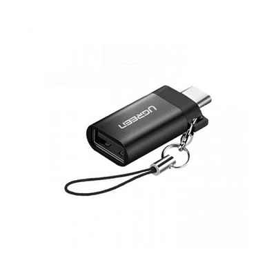 Ugreen Type-C To USB 3.0 A Adapter Cable With Lanyard 50283 Black | gadamkvani